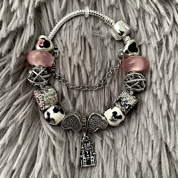 Crystal Mickey Minnie Beads Bracelet & Bangle - Picture 2 of 3